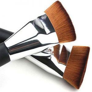  make me up מברשות    New Flat Head Professional Makeup Cosmetic Blush Contour Foundation Brush Tool