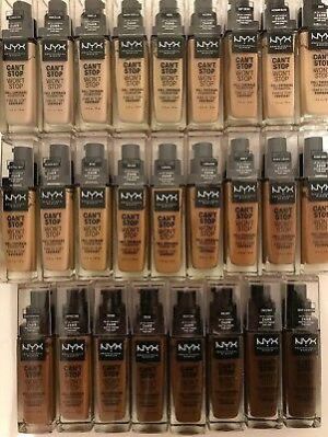  make me up Makeup מייקאפ של חברת nyx המצוינת   NYX Professional Makeup Can&#039;t Stop Won&#039;t Stop 24HR Full Coverage Foundation